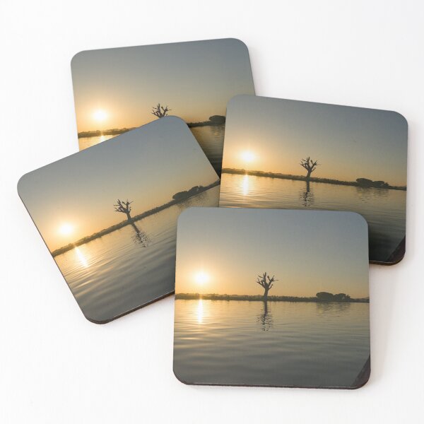 Item preview, Sunset nears on Taungthaman Lake designed and sold by Mark Prior.