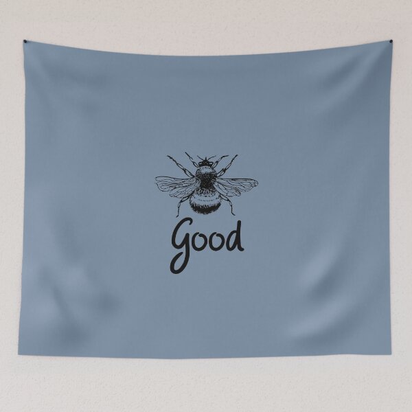 Item preview, The Bees are Happy, Be Good Bumble Bee designed and sold by DiensDesign.
