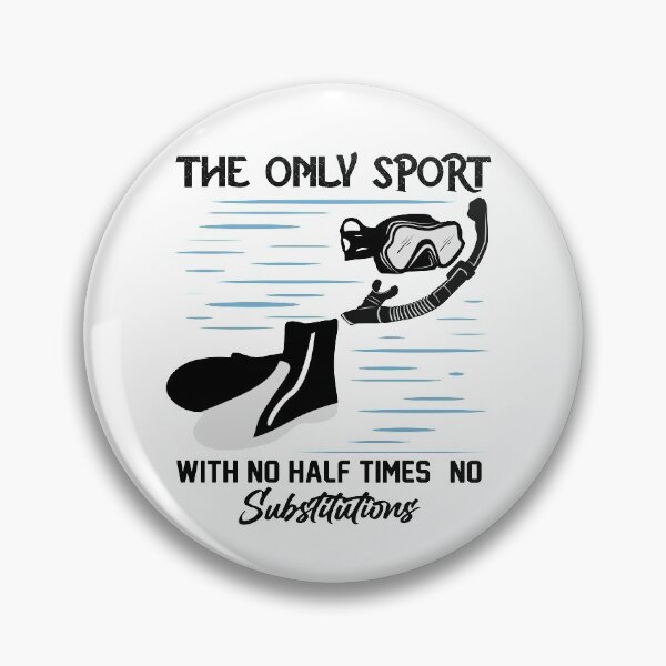 Item preview, Swimming Sport sayings , The Only Sport With No Half Times  designed and sold by remonss.