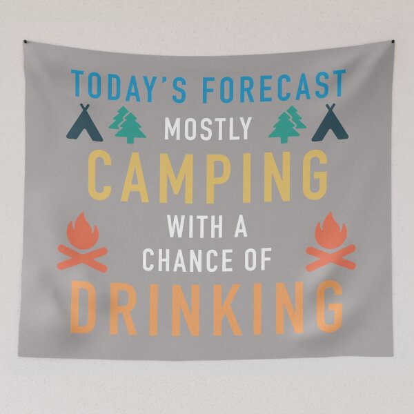 Item preview, Camping but mostly Drinking designed and sold by BlixSlovenia.