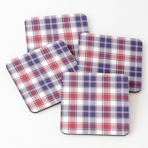 Artikelvorschau, Red Navy Plaid Tartan Textured Pattern entworfen und verkauft von Siu-Hong Mok.