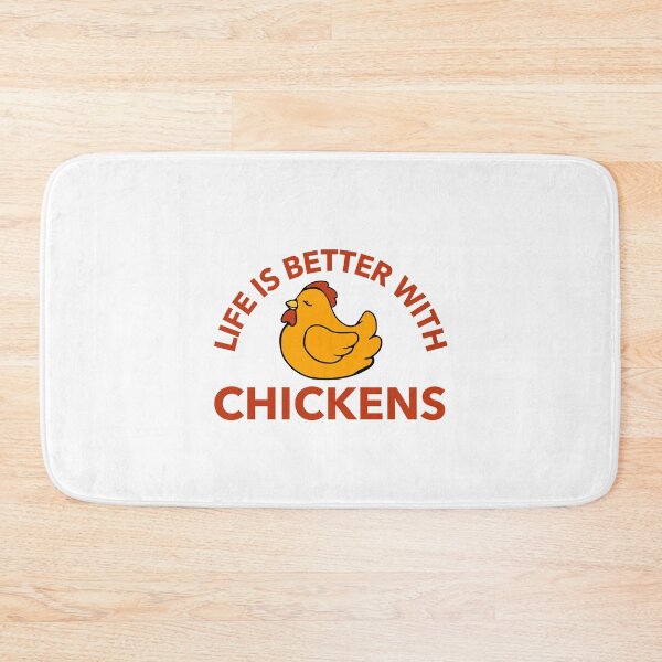 Item preview, Life Is Better With Chickens 1 - funny cute chicken design designed and sold by katiekendall.