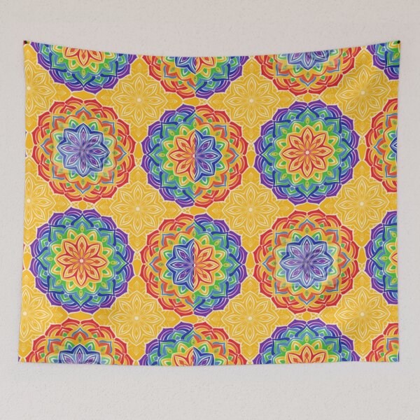 Item preview, colorful pattern flower designed and sold by Slabtroff.