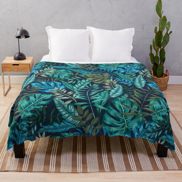 Item preview, Green Tropical Palm Leaves designed and sold by solrevolver.