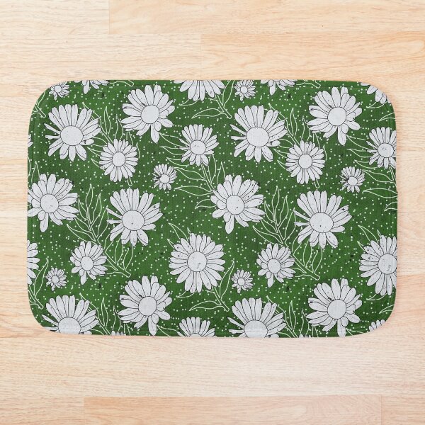 Item preview, Patrón de margarita verde designed and sold by DifferentCreate.