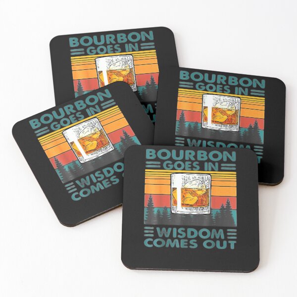 Item preview, Bourbon Goes In Wisdom Comes Out Bourbon Drinking Lover Gift designed and sold by HarmanEmy.
