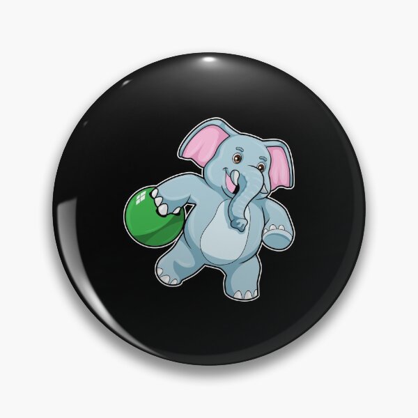 Item preview, Elephant Bowling Bowling ball  designed and sold by Snabdesign84.