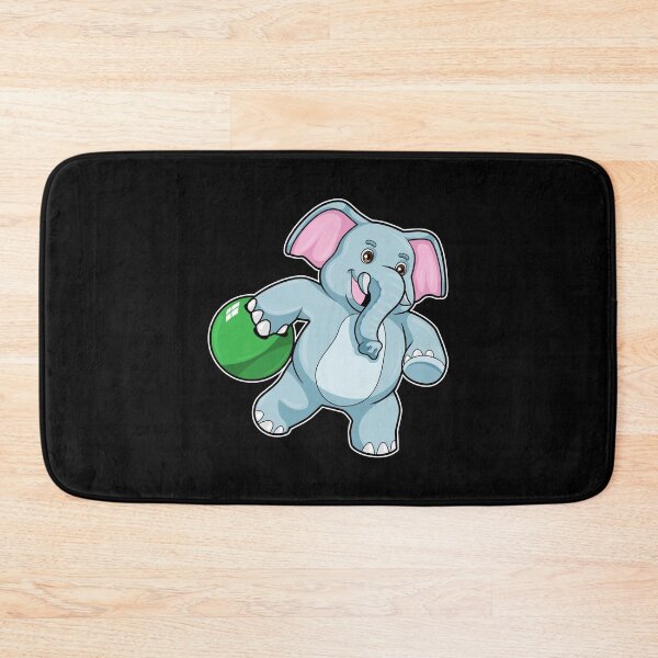 Item preview, Elephant at Bowling with Bowling ball designed and sold by Snabdesign84.