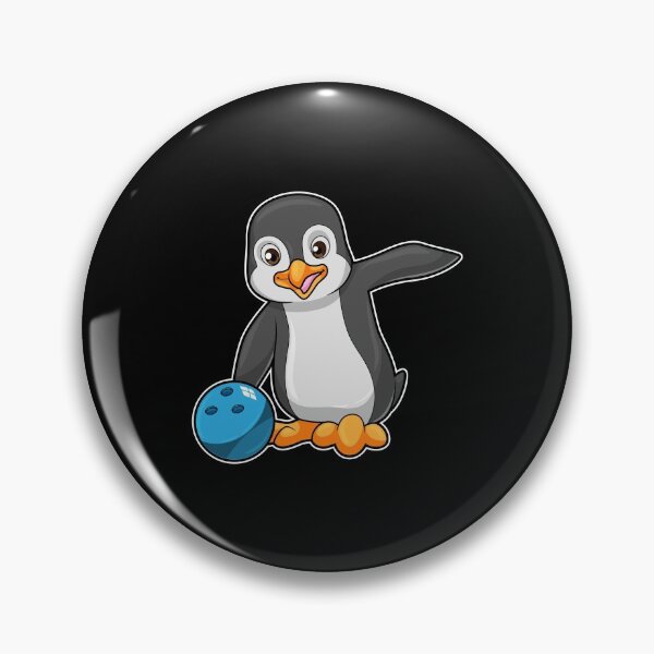 Item preview, Penguin at Bowling with Bowling ball designed and sold by Snabdesign84.