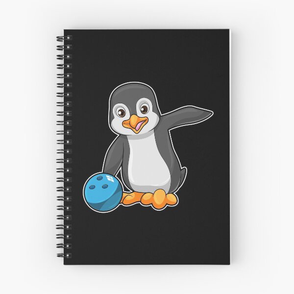 Item preview, Penguin at Bowling with Bowling ball designed and sold by Snabdesign84.