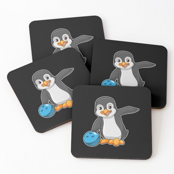 Item preview, Penguin at Bowling with Bowling ball designed and sold by Snabdesign84.