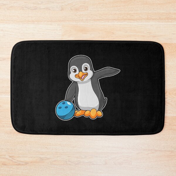 Item preview, Penguin at Bowling with Bowling ball designed and sold by Snabdesign84.