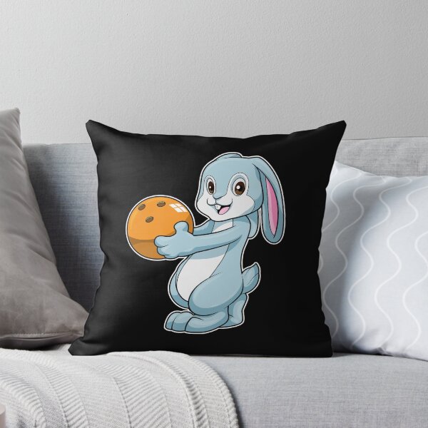 Item preview, Rabbit at Bowling with Bowling ball designed and sold by Snabdesign84.
