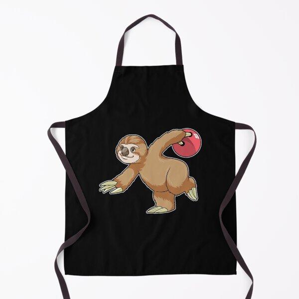 Item preview, Sloth at Bowling with Bowling ball designed and sold by Snabdesign84.