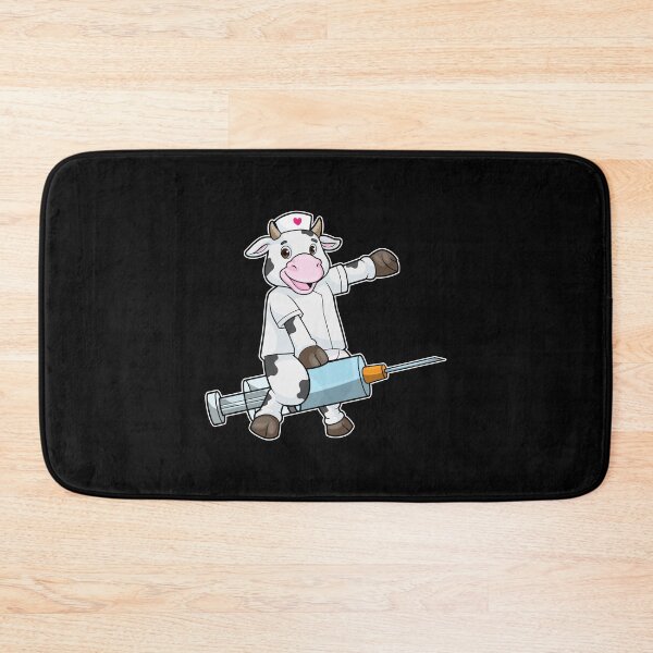 Item preview, Cow as Nurse with Heart & Syringe designed and sold by Snabdesign84.