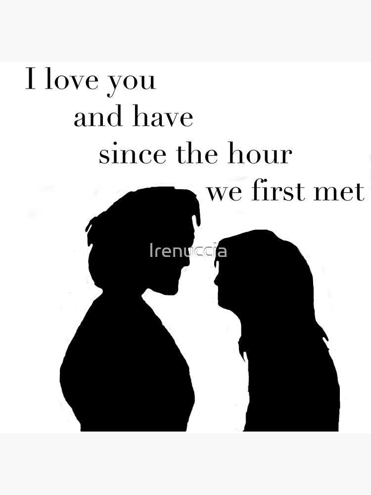 since-the-hour-we-first-met-poster-for-sale-by-irenuccia-redbubble