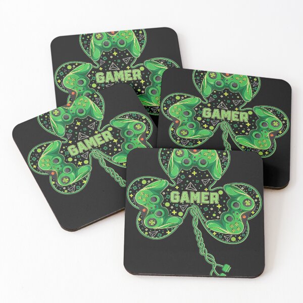 Item preview, St Patricks Day Gaming Boys Video Game Gaming T-Shirt designed and sold by Lukifo-Mission.