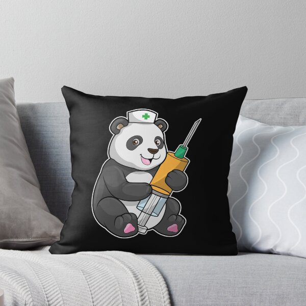 Item preview, Panda as Nurse with Syringe designed and sold by Snabdesign84.