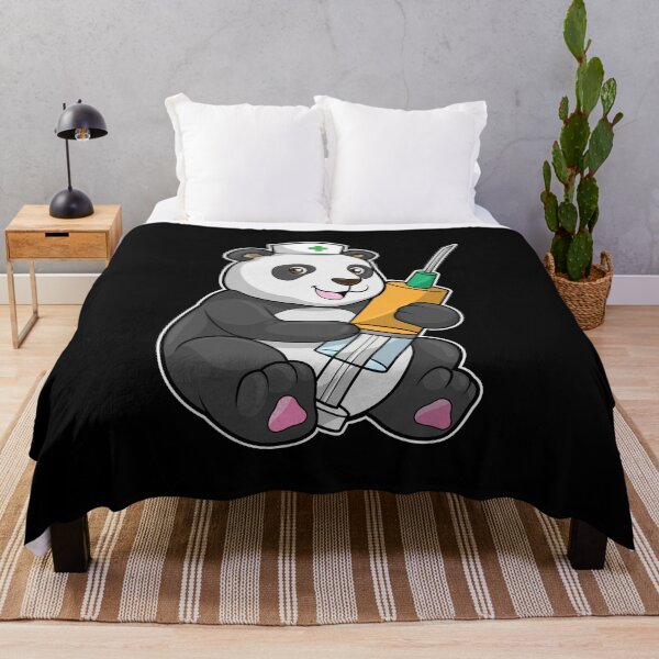 Item preview, Panda as Nurse with Syringe designed and sold by Snabdesign84.