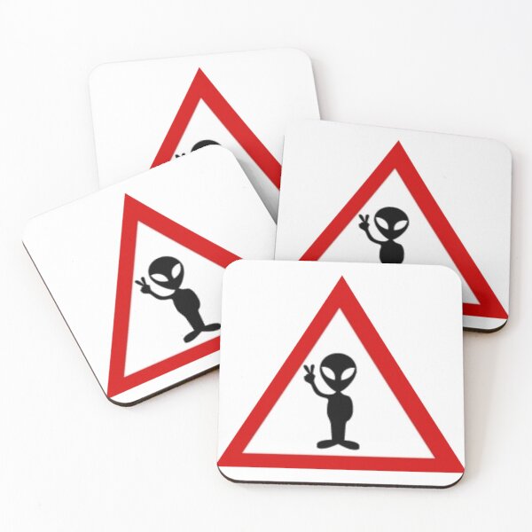Item preview, Alien warning sign designed and sold by Creativeart1974.