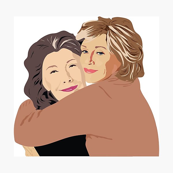 Item preview, Grace and Frankie designed and sold by SparrowLag.