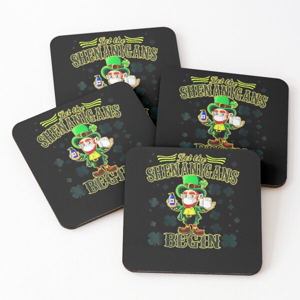 Item preview, Funny Leprechaun Wearing Mask - Green St Patricks Day designed and sold by HarmanEmy.