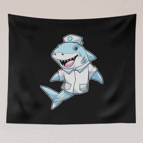 Item preview, Shark as Nurse with Coat designed and sold by Snabdesign84.