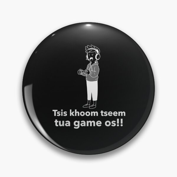 Item preview, Tsis khoom tseem tua game os!! T-Shirt designed and sold by Lukifo-Mission.