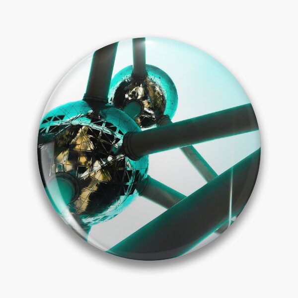 Item preview, Atomium Neon Highlight Sky designed and sold by thegraypocket.