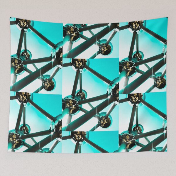 Item preview, Atomium Neon Highlight Sky designed and sold by thegraypocket.