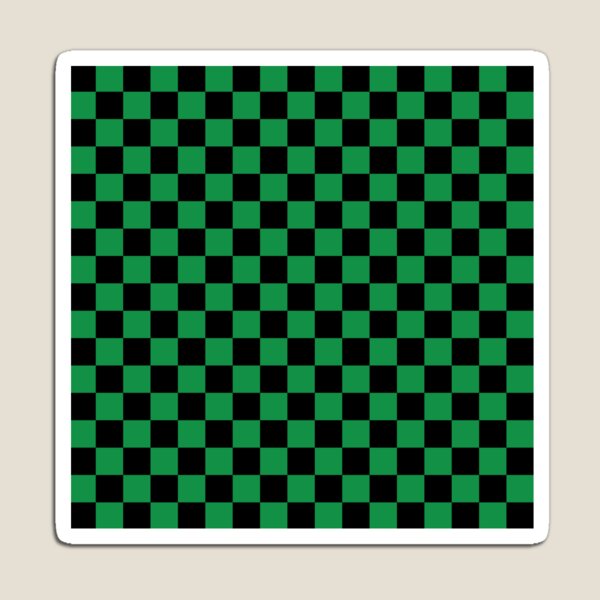Aperçu de l'œuvre Modèle d'échiquier noir et vert cadeau tendance pour les amateurs d'échecs créée et vendue par Yecool.