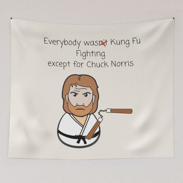 Item preview,  Chuck Norris Kung Fu Fighting designed and sold by albix81.