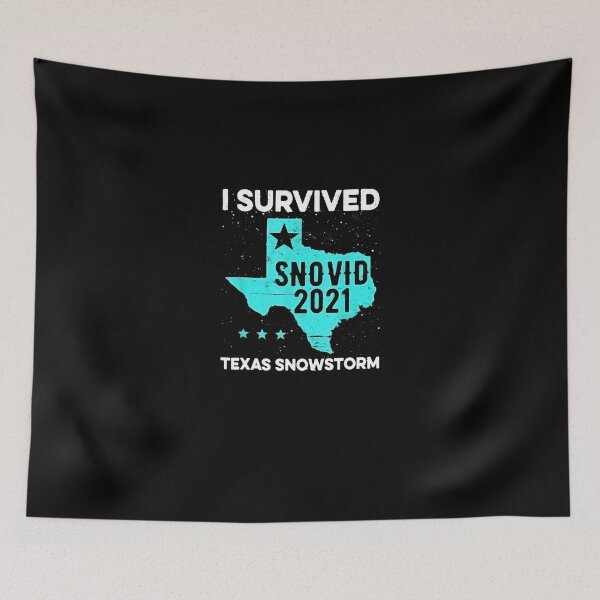 Item preview, I Survived Snovid 2021 Texas snow Snowstorm  Texas Strong designed and sold by HarmanEmy.