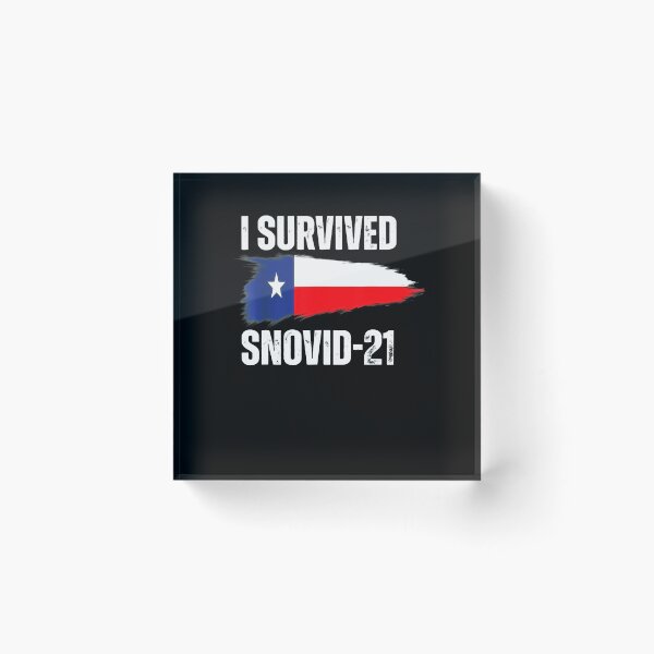 Item preview, I Survived Snovid-21 Texas Proud Texans Vintage Retro designed and sold by HarmanEmy.