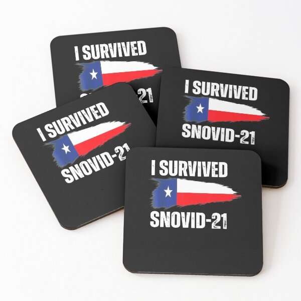 Item preview, I Survived Snovid-21 Texas Proud Texans Vintage Retro designed and sold by HarmanEmy.