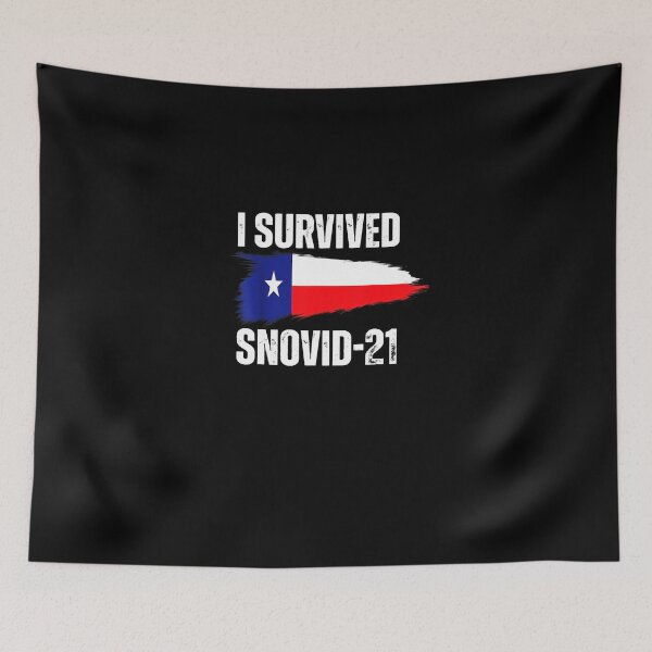 Item preview, I Survived Snovid-21 Texas Proud Texans Vintage Retro designed and sold by HarmanEmy.