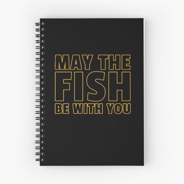 Item preview, May The Fish Be With You Fishing Quote designed and sold by sillyquestions.