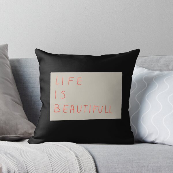 Item preview, Life is beautifull,simple motivational handwritten words designed and sold by ciaobebo.