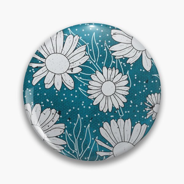 Item preview, Patrón de margarita azul designed and sold by DifferentCreate.