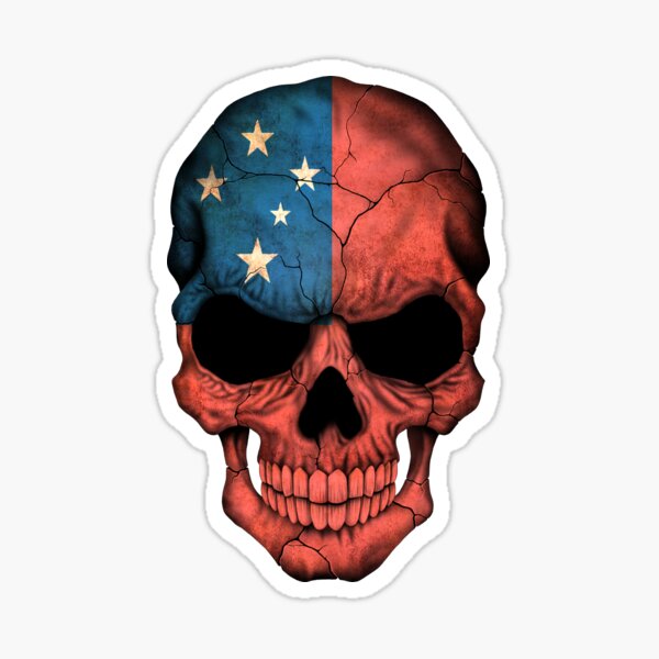 Item preview, Samoan Flag Skull designed and sold by JeffBartels.