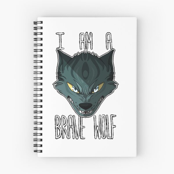 Item preview, I am a brave wolf designed and sold by TheGhostyWolfy.
