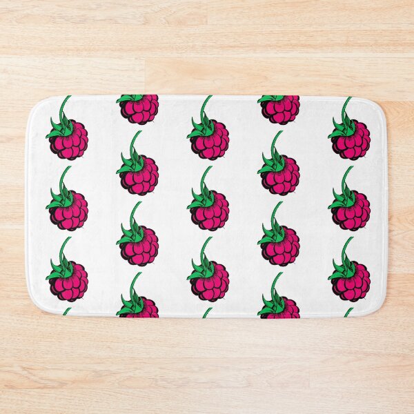 Item preview, stylized black pink green berry raspberry designed and sold by nataliavavilina.