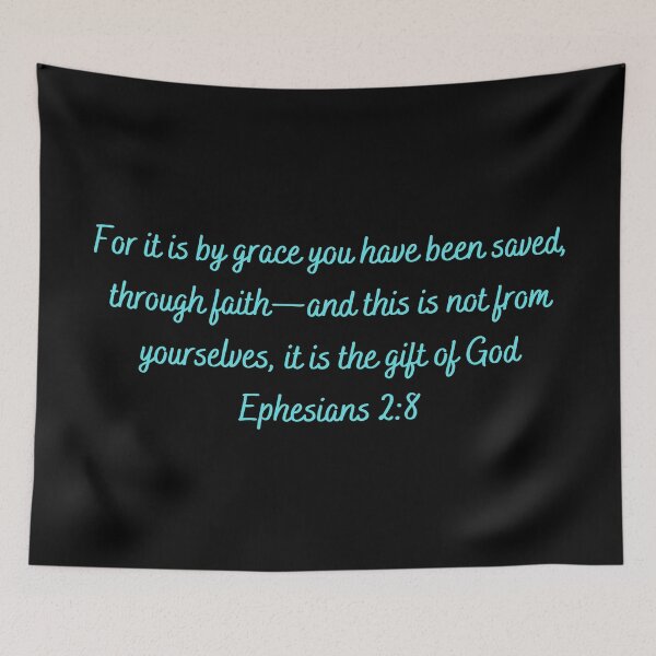 Item preview, Bible Verse Ephesians 2:8 designed and sold by Prayingwarrior.