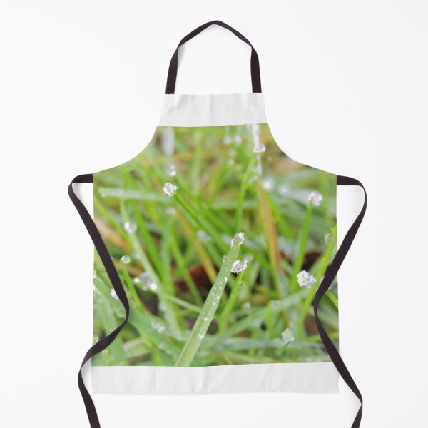 Item preview, Frozen water drops on grass  designed and sold by Joanne Wall.