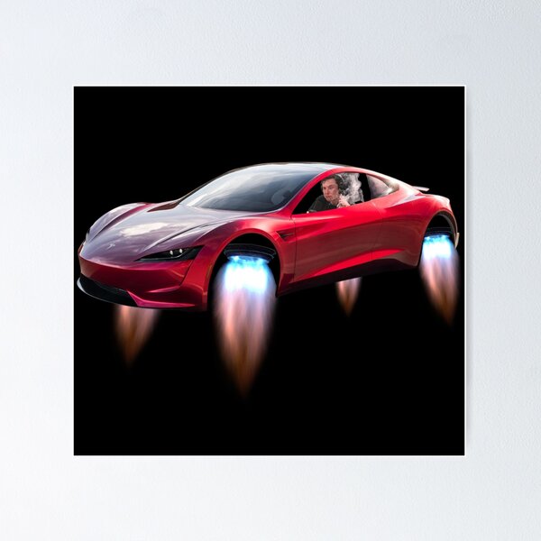 Item preview, Special Edition Tesla Roadster with Elon designed and sold by FunGuru.