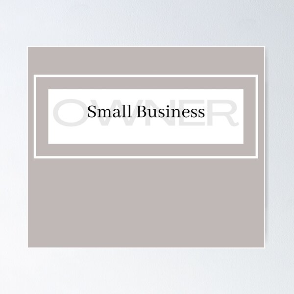 Item preview, Small Business Owner designed and sold by Crayonjar.