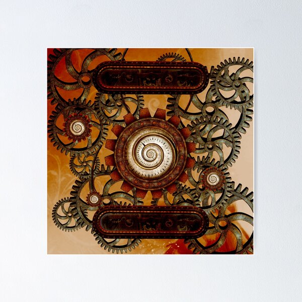 Item preview, Steampunk design, clocks and gears designed and sold by nicky2342.