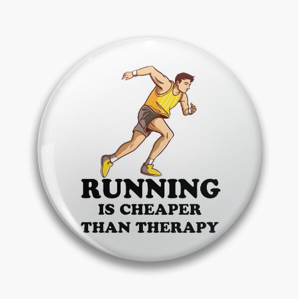 Item preview, Running is cheaper than therapy designed and sold by MrE-Tees.
