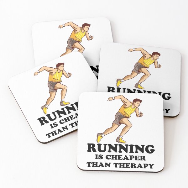 Item preview, Running is cheaper than therapy designed and sold by MrE-Tees.