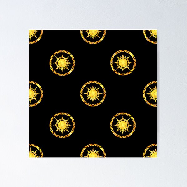 Item preview, Atlantean Sunfield on Black designed and sold by Atlantean Arts.